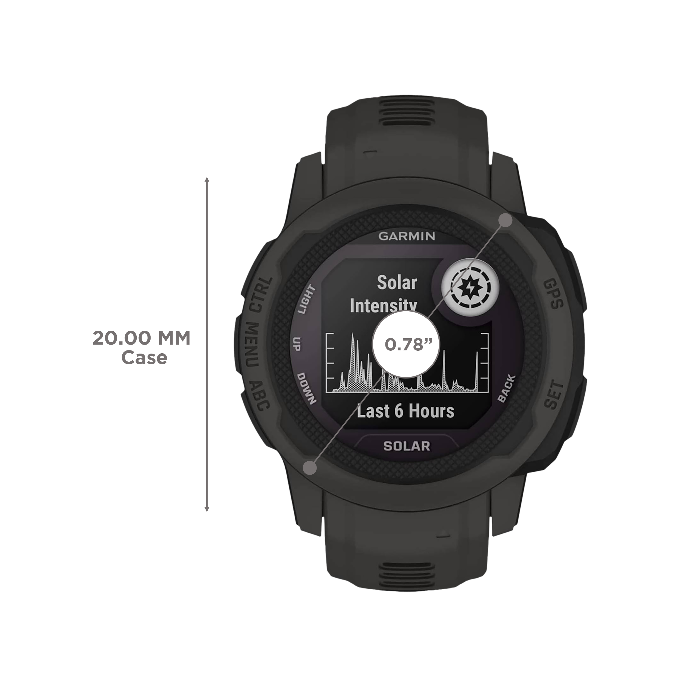 Buy Garmin Instinct 2S Solar Smartwatch with Activity Tracker (MIP Display, 10ATM Water